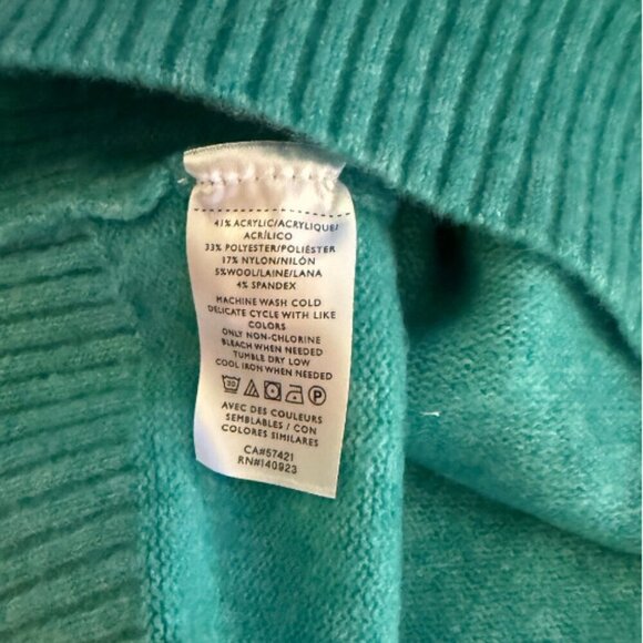 Ann Taylor Loft Faux Cashmere Long Sleeve Pull -Over Crew Neck Sweater - Picture 8 of 11